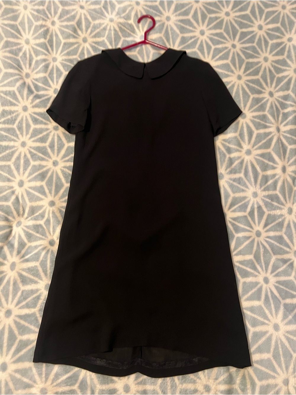 Vintage 90s Women’s Black Collar Dress